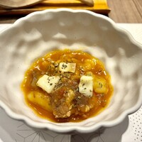 道産羊肉割烹 ラムぴりか - 先付け　煮込み