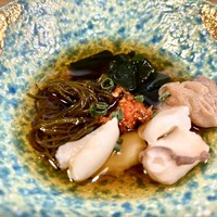 鮨処いちい - 酢の物　北海道のもずく初めて食べました