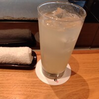 築地青空三代目 大名古屋ビルヂング店 - ヘベスソーダ