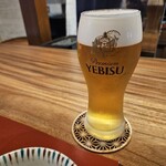 料理屋 しん谷 - 生ビール
