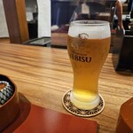 料理屋 しん谷 - おかわりの生ビール