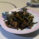 豚太郎 - ■ニンニク芽の豚肉炒め ￥800