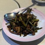 豚太郎 - ■ニンニク芽の豚肉炒め ￥800