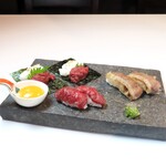 肉の寿司6貫盛り