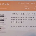 山羊コーヒー - コーヒーメニュー表②