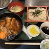 信濃庵 - かつカレー丼（ミニざる付き）