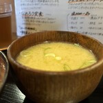 居酒屋 大心 - お味噌汁（おかわり無料♪）
