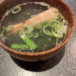 丸長寿司 - お吸い物　すっ〜と入ります！良きお出汁