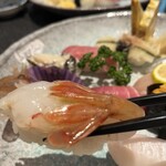 丸長寿司 - ボタン海老！甘い！