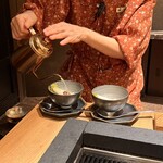 和牛懐石 但馬屋 梅田 - 牛テールと旬野菜のスープ