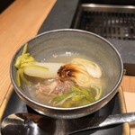 和牛懐石 但馬屋 梅田 - 牛テールと旬野菜のスープ