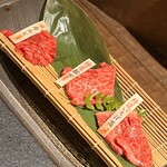 和牛懐石 但馬屋 梅田 - 本日のタレ焼3種