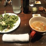 肉友 - スープ＆サラダ