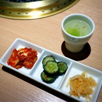 天壇 赤坂店 - スープ、キムチ、ナムル