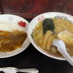 三重食堂 - ミニカレーセット¥700
