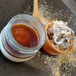 ヴァン・キャトル - きな粉アイス、ほうじ茶プリン