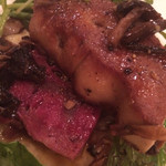 Mariage - 黒毛和牛ホホ肉のブレゼ リゾットと茸・有機野菜と共に  フォアグラのせ