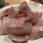 生産者直営 海鮮居酒屋 Rikusui - てっちりのフグの身追加❗️