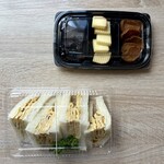 パペエテのたまごサンド - 今回 購入した たまごサンド ＆ 燻製おつまみ３点セット