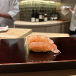 恵比寿 鮨 謙心 - 北海道産　甘海老