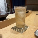 恵比寿 鮨 謙心 - ジンジャーエール