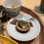 恵比寿 鮨 謙心 - 子持ちヤリイカ煮付け