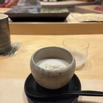 恵比寿 鮨 謙心 - 蛤茶碗蒸し