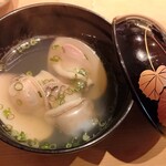 すしやのたい悟 - 蛤の潮仕立て吸い物