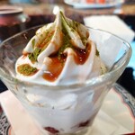 回転すし北海道 - 抹茶サンデー