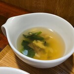 キッチン ブルー グローブ - 最期の玉子スープ