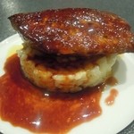 レストラン タニ - お料理2品目：フォアグラのリゾット　マデラワインソース