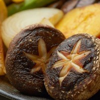 旬の鉄板焼き野菜各種