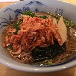 289821147 - （期間限定）駿河湾産桜えびと春竹の子の温麺