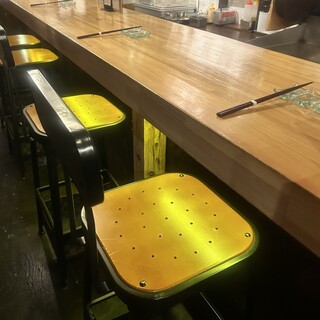 シェフの動きのライブ感と心地よい時間と楽しいひとときを。