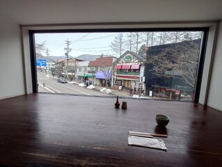 レストラン酢重正之 - 座りたかったのは ここの席！うれし　やっほ〜(⁠ノ⁠^⁠_⁠^⁠)⁠ノ