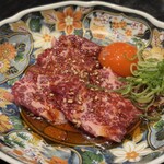 焼肉ホルモン多喜万 - ハラミ刺し