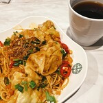 添好運 - 和え麺＆プーアル茶。