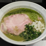 丿貫 - 牡蠣とハラペーニョの合わせ蕎麦1300円