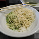 丿貫 - ニラバターのあえ玉の麺