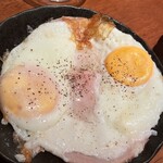 大衆酒場こいさご - ハムエッグ