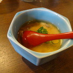 CHAMIROCK CHICKEN SHOP - この日のお通しはおぼろ豆腐