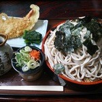 青葉 直利庵 - 天大ざる（￥1200)