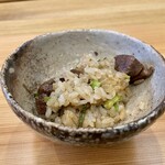 柚木元 - 真鴨とセリの炊き込みご飯