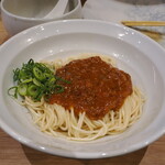 麺庵 利休 - 真蛸トマト煮込の和え玉