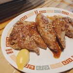 可なり - レバーフライ、辛子とソースが美味しい‼️