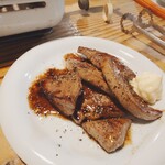 可なり - レバーソテー 胡椒が合う、マヨネーズも フォアグラ並みに美味しい‼️