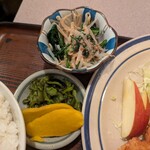 お食事処あべ - 小鉢。