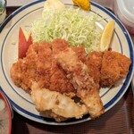 お食事処あべ - ロースカツ近景。