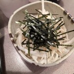 お食事処あべ - 長芋の千切り。とろろにする事も出来る。