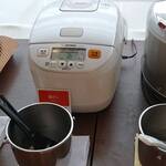 ベイクオーレ - 山菜そば、鯛めし、白米